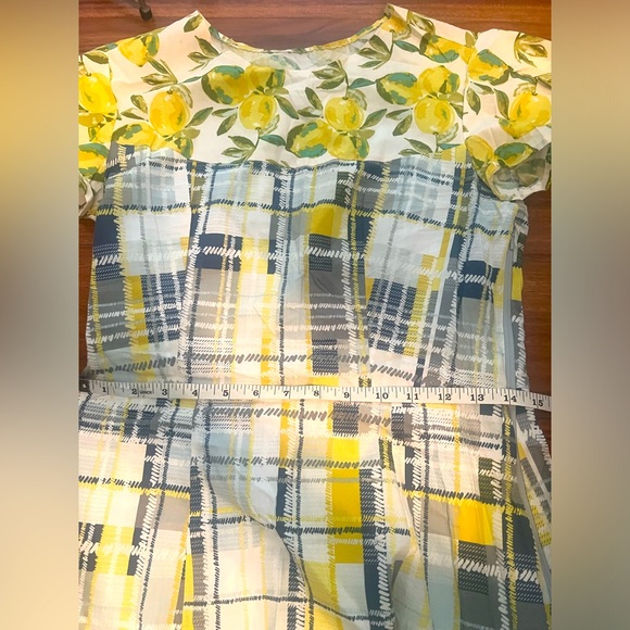 Custom made Lemon Plaid Summer Dress - Picture 6 of 13